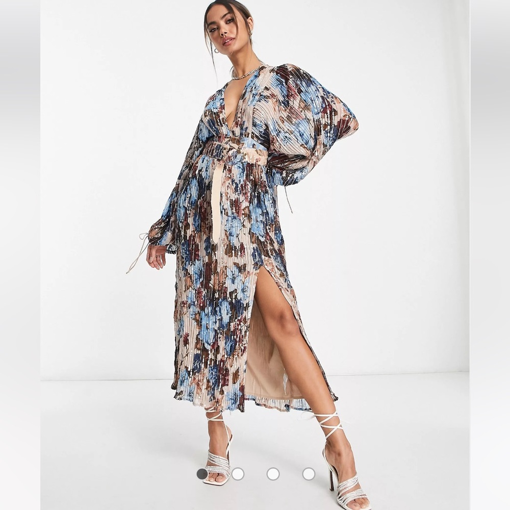 ASOS DESIGN embellished midi dress